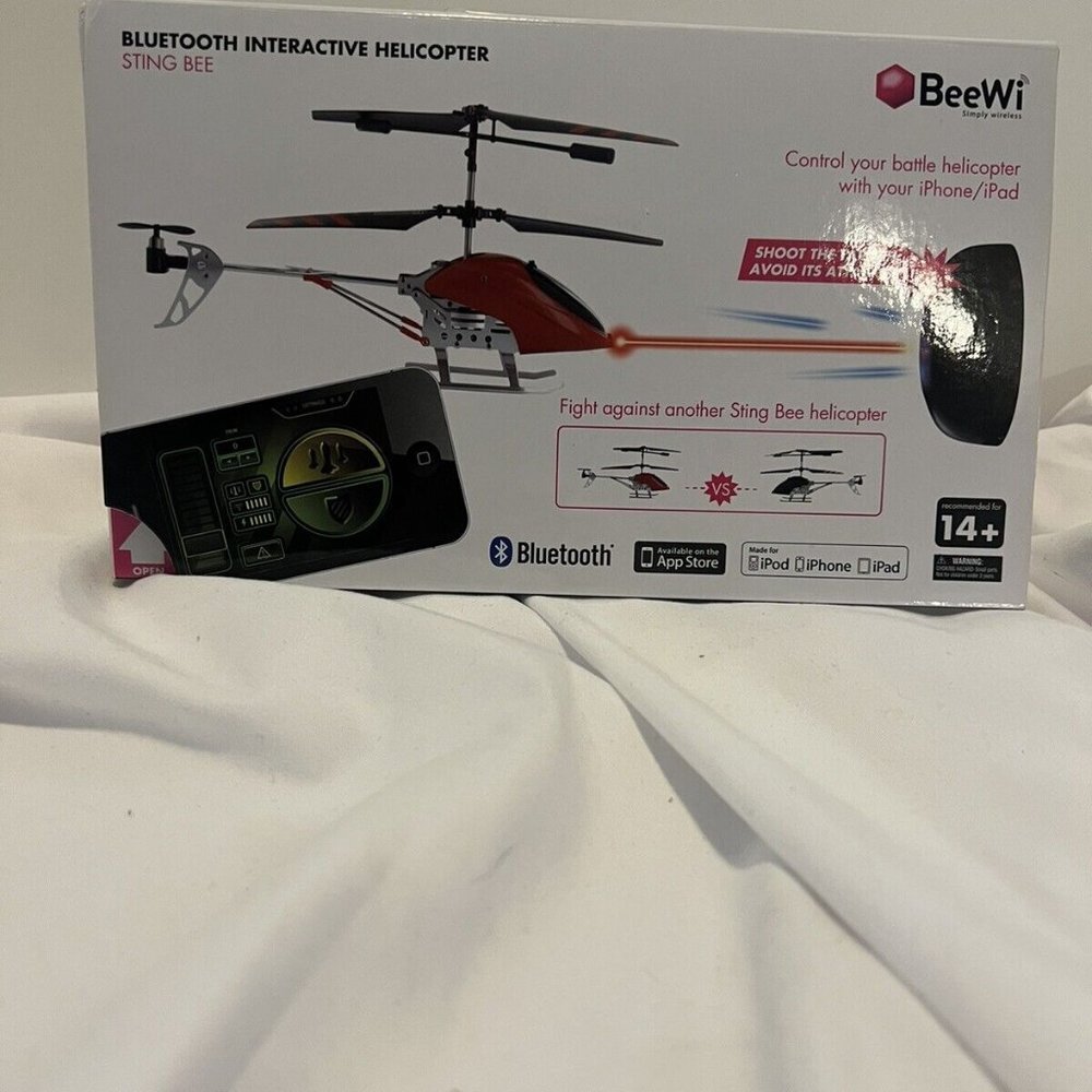 Bee Wi Simply Wireless Bluetooth Interactive Helicopter Sting Bee For iPhone‎